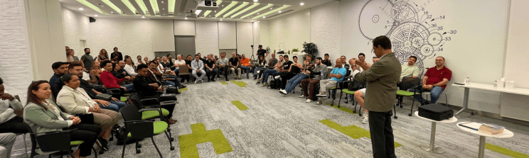 Mentalist Praveen speaking at 24six9 in January 2024