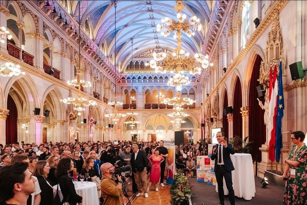 Packed out halls at ViennaUp